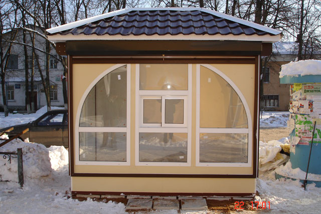 Торговый киоск Тип К-3 Фронтальный