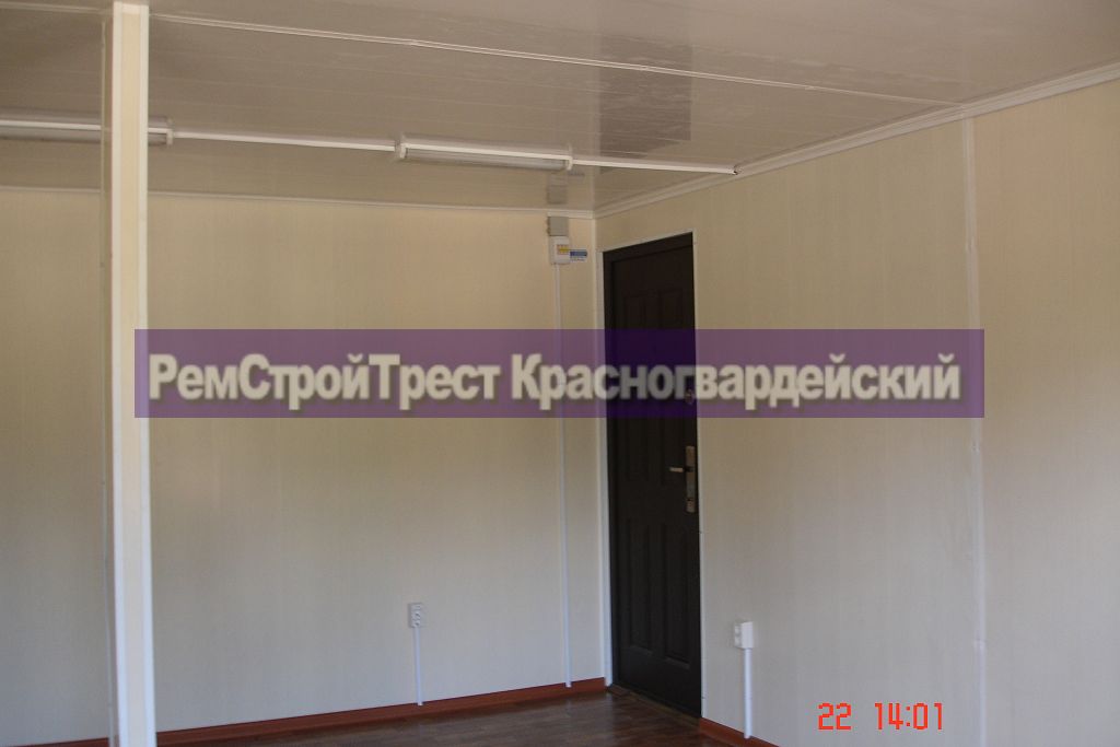 Модульное здание Тип М-6 Вид внутри